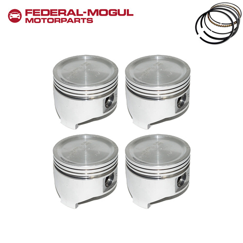 Piston & Ring Set +020” FOR Ford Laser Meteor Mazda 323 80-86 1.5L D5 E5 SOHC