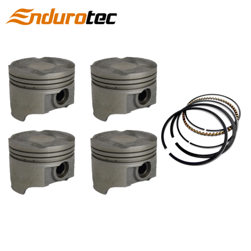 Piston & Ring Set +040" FOR Suzuki Swift SA413 SF413 GTi G13B DOHC 16V 1986-2000