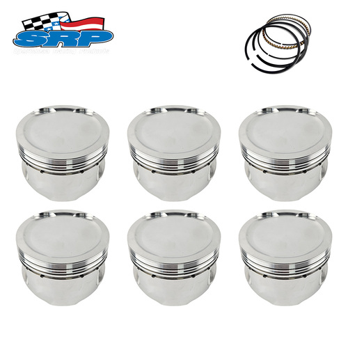 Dish Top Forged Piston & Ring Set STD FOR Ford Falcon Barra BA BF FG 4.0L Turbo