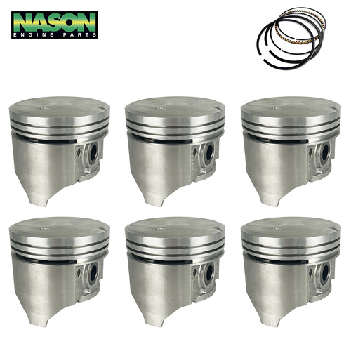 Piston & Ring Set +020" FOR Chrysler Dodge 6 Cylinder 4.0L 245 Hemi 1969-1981
