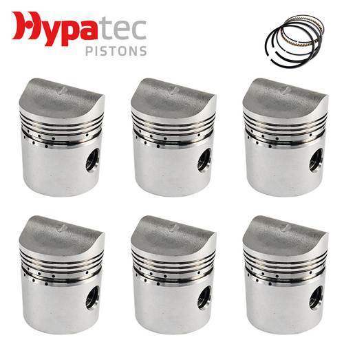 Piston & Ring Set 060" FOR Landrover Series IIA III 2.6L Rover 3.0L 1961-1977