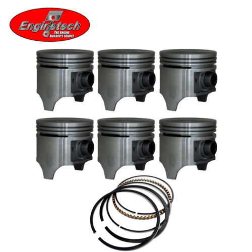 Piston & Ring Set 040 FOR Ford Falcon XK XL XM XP XR Mustang 170 6 Cyl 1960-1968