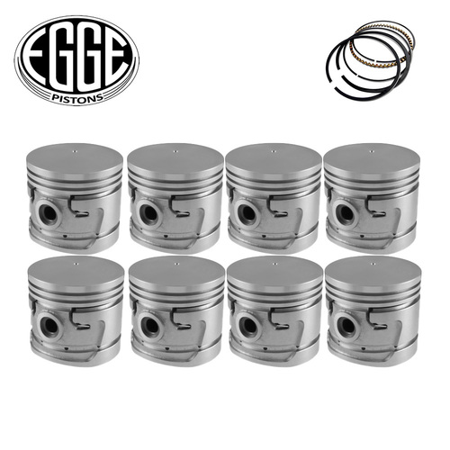 Piston & Ring Set +020" FOR Ford 1939-1953 Mercury 1939-1948 Flathead V8 3 3/16"