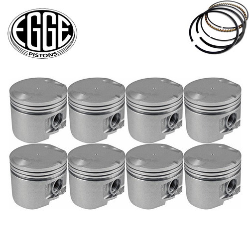 Flat Top Piston & Ring Set 040" FOR Chrysler Dodge Plymouth 318 Poly V8 57-67