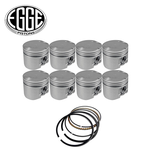 Flat Top Piston & Ring Set 060" FOR Chrysler Dodge Plymouth 318 Poly V8 57-67