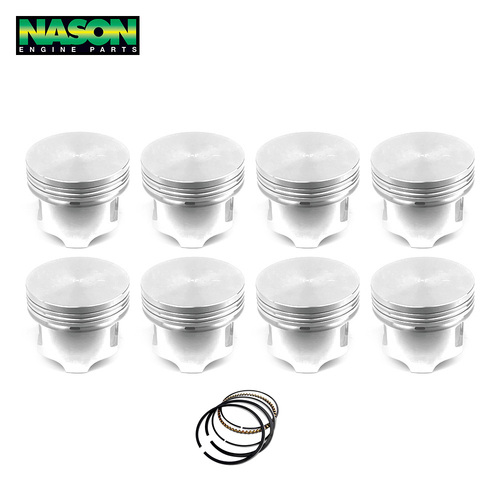 Flat Top Piston & Ring Set +040" FOR Holden 308 Red 5044cc 5.0 V8 1969-1985