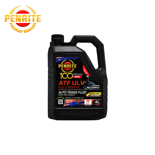 Penrite ATF Multivehicle Full-Syn Ultra-Low Viscosity Auto Trans Fluid 4L ATFULV004