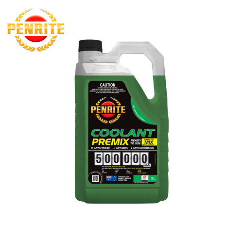 Penrite Oil 500,000 Kilometre Green Coolant Premix 5L COOL500GREENPMX005