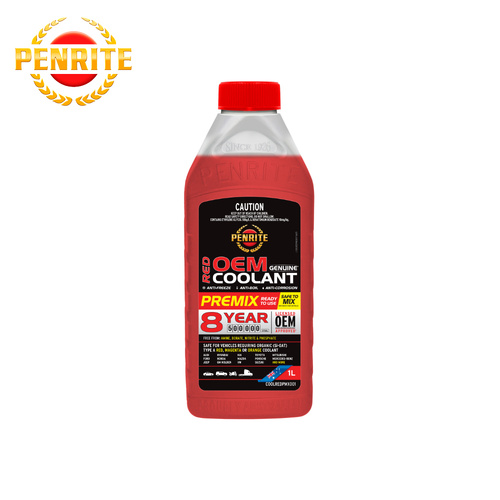 Penrite 8 Year 500,000km Red Coolant Premix 1L COOLREDPMX001
