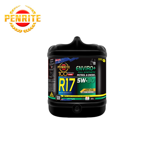 Penrite Enviro+ R17 SAE 5W-30 Full-Syn Engine Oil 20L EPLUSR17020