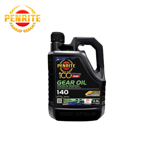 Penrite Gear Oil 140 SAE 140 Mineral Gear & Differential Oil 2.5L