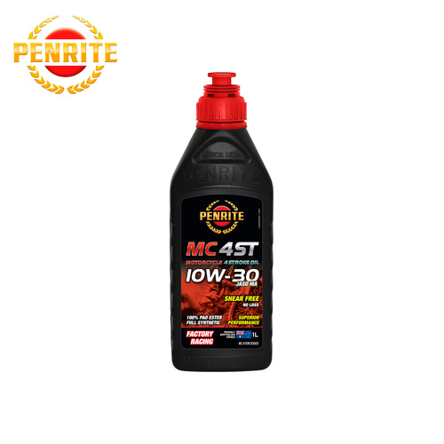 Penrite MC 4ST 4 Stroke Motorcycle Oil 100% PAO & Ester 10W-30 1L MC410W30001