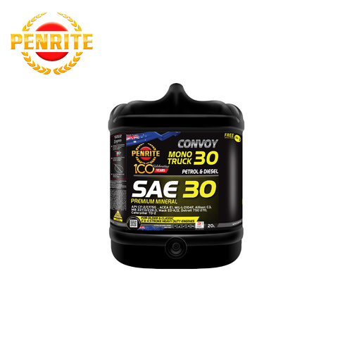 Penrite Mono Truck 30 SAE 30 Engine Oil 20L MONO30020