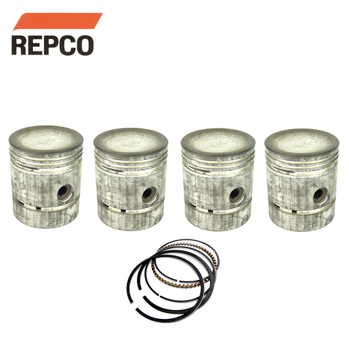 Dish Top Piston & Ring Set +020 FOR Austin A40 Sports Somerset 1950-1954 1200cc