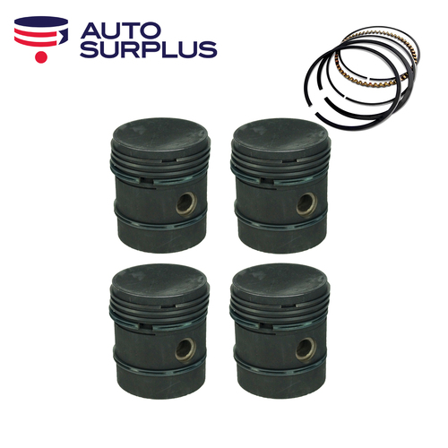 Dish Top Piston & Ring Set 010 FOR Austin A40 Cambridge Countryman 1.2 1954-1957