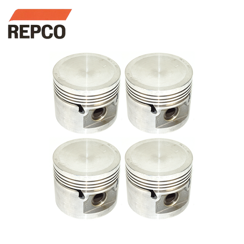 Piston Set STD FOR BMC MG MGB 5 Main Austin 1800 B Series Four Ring Circlip