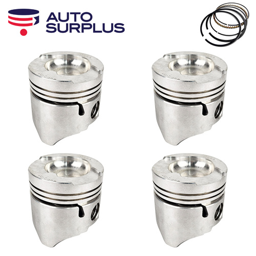 Dish Top Piston & Ring Set 020" FOR Ford Cortina Escort 1100 X Flow 711M 70-75