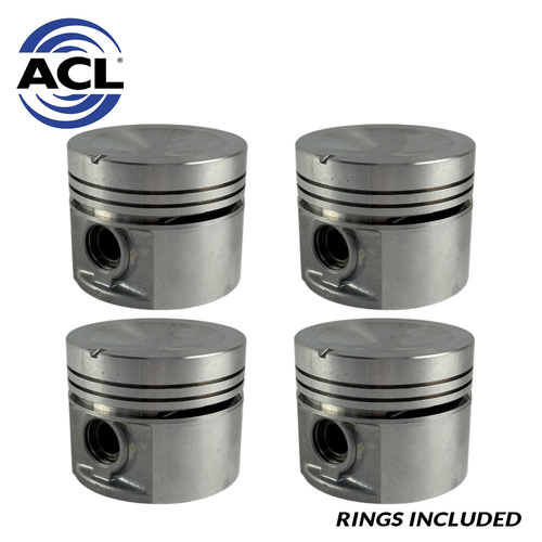 Piston & Ring Set 060 FOR MGB 5 Main 1.8L B Series 1965-1970 Circlip Short Skirt