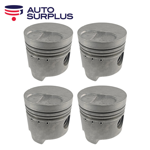 Piston Set STD FOR Toyota Coaster Dyna Landcruiser 1980-1988 3.4L 3B Red Block