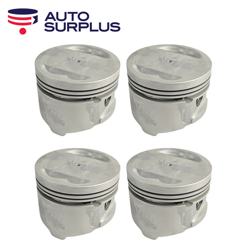 Piston Set +040" FOR Hyundai Excel X1 Mitsubishi Lancer CA 86-90 1.5L G4AJ 4G15