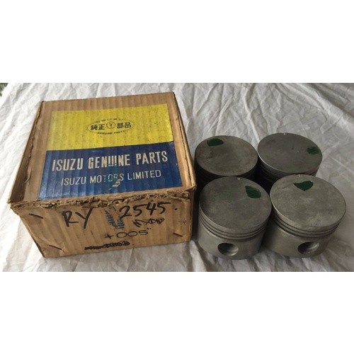 Piston & Ring Set FOR Isuzu Bellet Wasp G150 1471cc 5 Main Genuine +005 1967-70