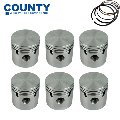 Flat Top Piston & Ring Set 040" FOR Triumph GT6 MK1 MK2 Vitesse 2.0 2000 MKI