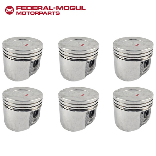 Dish Top Piston Set STD FOR Holden HQ HJ HX HZ Torana 1971-1980 202 Red Motor