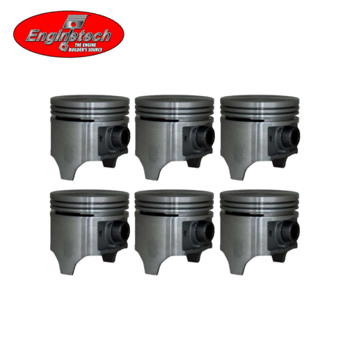 Piston Set 030" FOR Ford Falcon XK XL XM XP XR Mustang 170 6 Cylinder 1960-1968