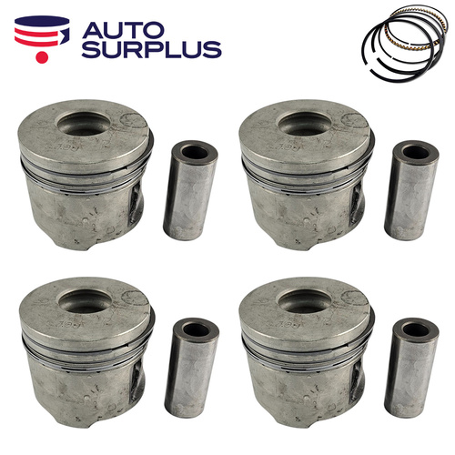 Piston Set 040” FOR Toyota Landcruiser HDJ80 HDJ81 1HD-T Turbo Diesel 1988-1992