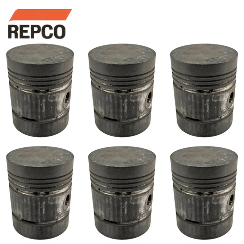 Piston Set 030" FOR Perkins 6.288 PF PG P6 4.7L 6 Cylinder Diesel