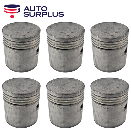 Piston Set 030" FOR International A B R S Series Black Diamond BD308 L6 55-60