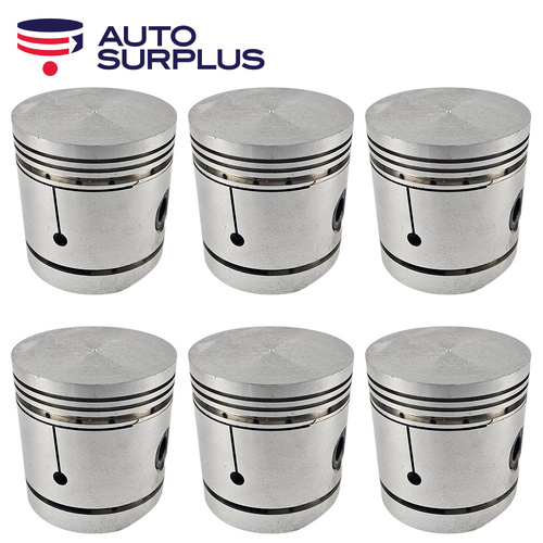 Piston Set +040" FOR Bedford RG SG Series 1951-1957 4.9L 300 Petrol