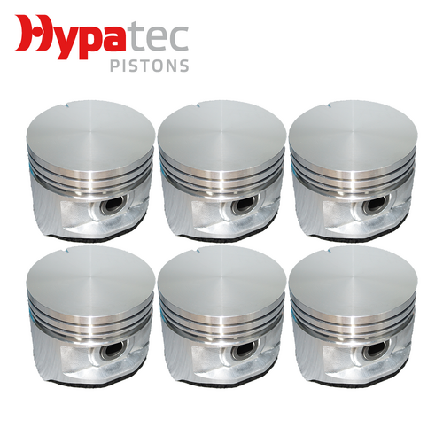 Flat Top Piston Set +020" FOR Holden Red Blue Black 6 Cyl 202 3.3 1971-1986