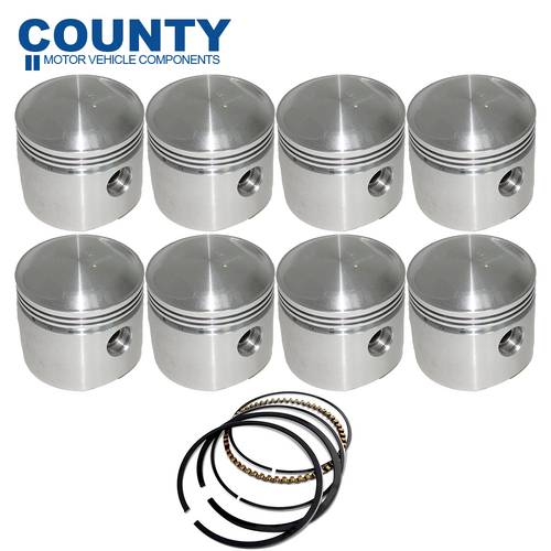 Piston & Ring Set +040" FOR Daimler 250 SP250 Dart 2.5 Litre V8 1959-1969