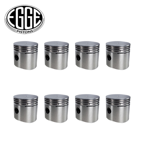 Flat Top Piston Set +040" FOR Ford Flathead 221 V8 3 1/16" 21 Stud 1932-1936