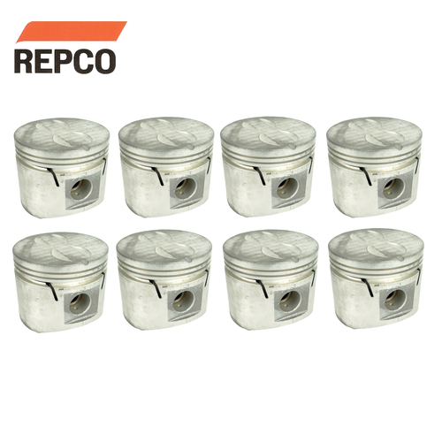Flat Top Piston Set +020" FOR Chevrolet 283 Small Block V8 1957-1967