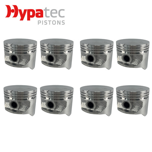 Flat Top Piston Set +060" FOR Holden 304 Black 4987cc 5.0 V8 1985-2000