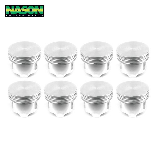Flat Top Piston Set +040" FOR Holden 308 Red 5044cc 5.0 V8 1969-1985