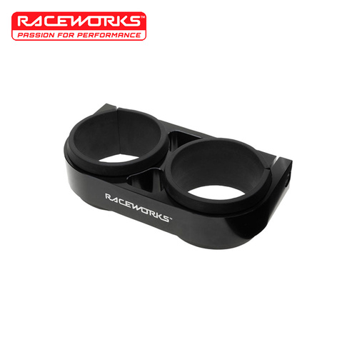 Raceworks Billet Twin Pump Bracket Suits 044 Black ALY-002BK