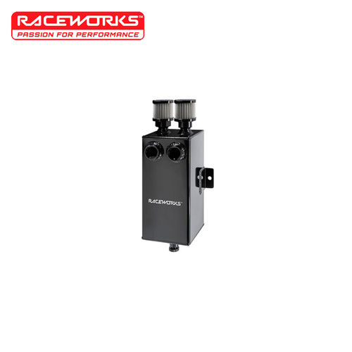 Raceworks Aluminium Catch Can with Drain Tap 3.5L ALY-065BK
