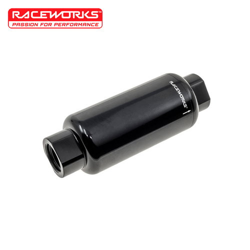 Raceworks Filter 75 Micron Od50mm Length 140mm ALY-077-75BK