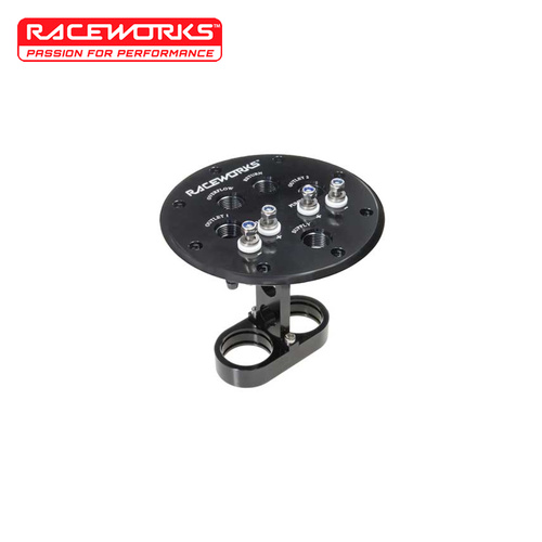 Raceworks Pump Hanger Single/Twin 39mm-40mm ALY-086BK