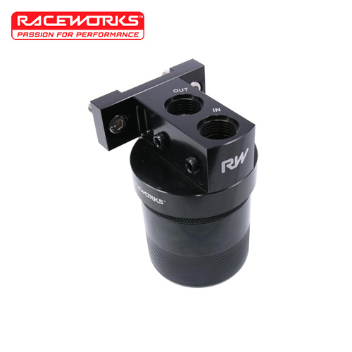 Raceworks Billet Oil Filter M20x1.5 30 Micron ALY-115-M20BK