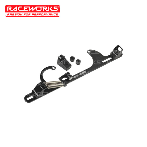 Raceworks RW 4150 Carby Throttle Cable Bracket ALY-118BK