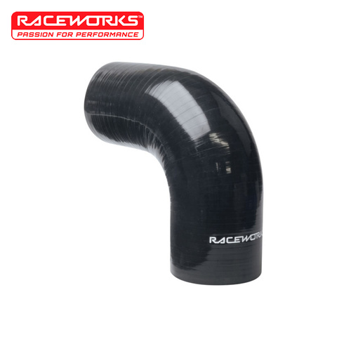 Raceworks Silicone Hose 90 Deg 2.50in (63mm) Black SHE-090-250BK