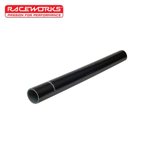 Raceworks Silicone Hose Straight 2.50in (63mm) X 610mm Black SHS-250BKL