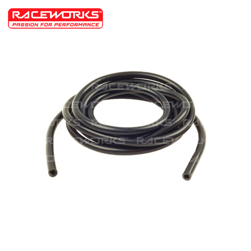 Raceworks Silicone Vacuum Hose 5mm 3Metre Black SHV-005BK