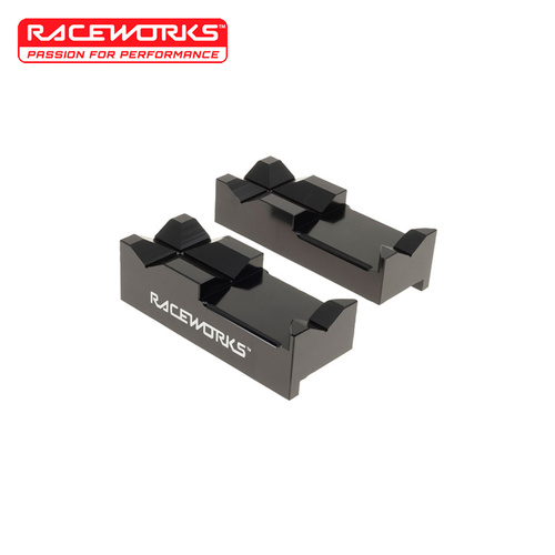 Raceworks Premium Billet Aluminium Vice Jaws (black) RWT-028BK