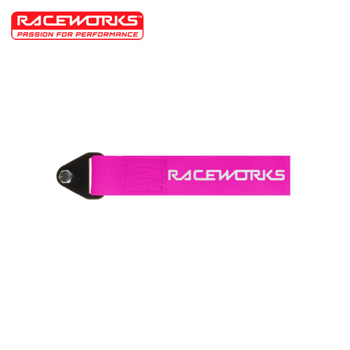 Raceworks Fluoro Flexible Tow Strap Pink VPR-021FP