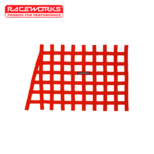Raceworks Oblong Window Net Red VPR-080RD